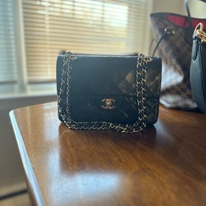 Vintage Classic Lambskin Quilted Small Double Flap Bag